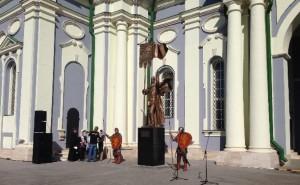 Торжественная церемония открытия памятника Дмитрию Донскому, созданного выдающимся российским скульптором Александром Николаевичем Бургановым.