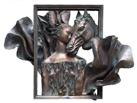 Девушка и конь. Юбилей скульптуры. К 40-летию создания